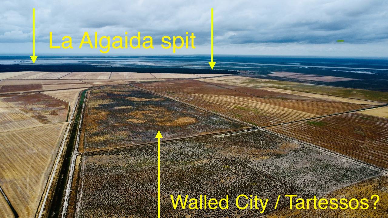 Ring structures west of La Algaida