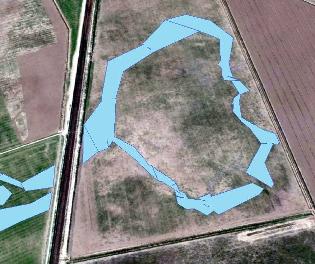 ArcGIS analysis of wet spots